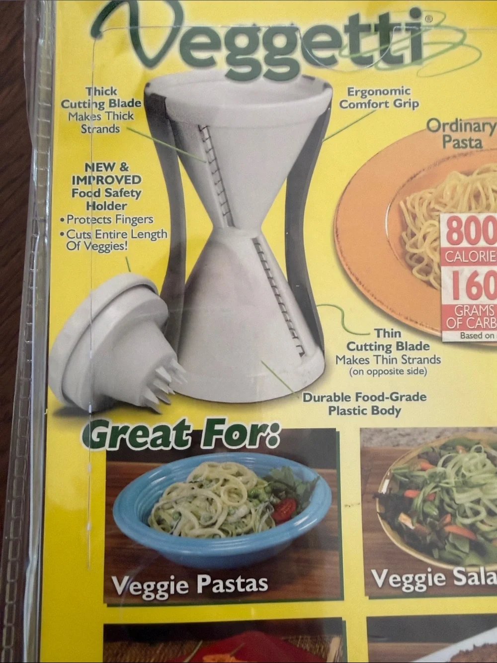 Veggetti Vegetable Spiralizer Handheld As Seen on TV. Kitchen Tool!